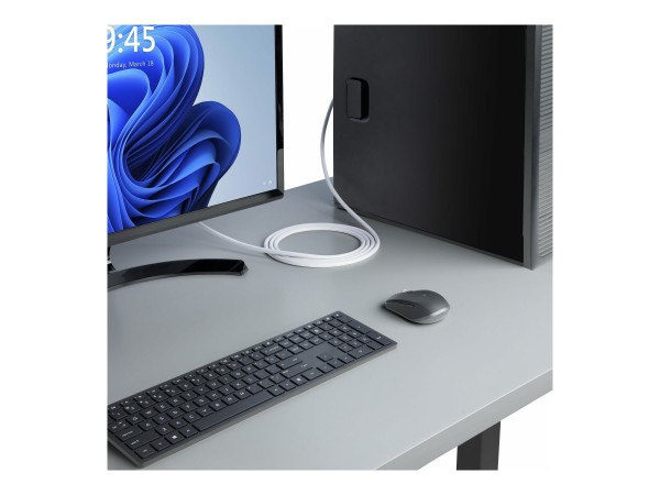 StarTech.com White Vesa Certified DP 1.2 Cable - Cavo - Digitale/display/video