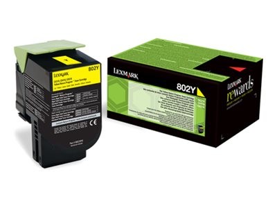 Lexmark 802Y - 1000 pagine - Giallo - 1 pz