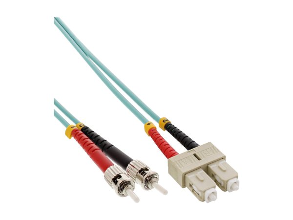 InLine Cavo Duplex - SC/ST 50/125µm - Fibra Ottica OM3 - 0,5m