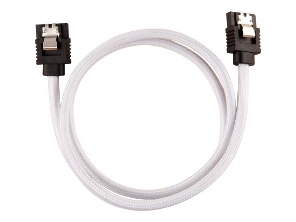 Corsair CC-8900253 - 0,6 m - SATA III - Maschio/Maschio - Nero - Bianco - Dritto - Dritto