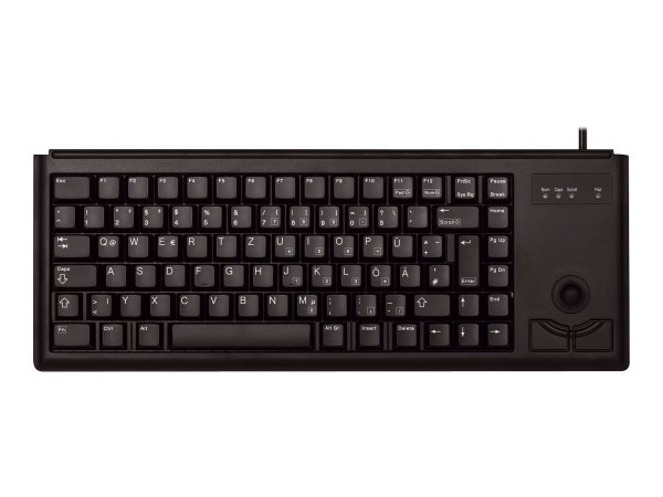 Cherry Slim Line COMPACT-KEYBOARD G84-4400 - Tastiera - Ottico - 84 tasti QWERTY - Nero