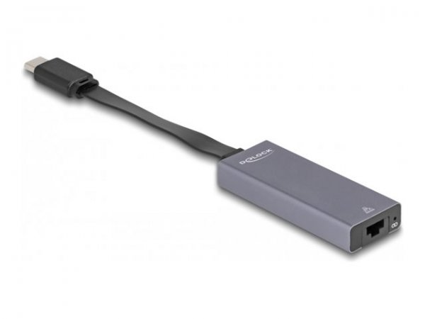 Delock USB Type-C Adapter zu 2.5 Gigabit LAN slim - Adattatore - Digitale/dati