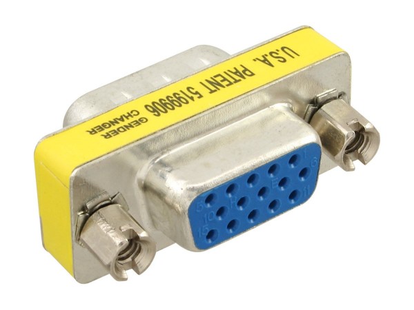 InLine Adattatore VGA Sub-D 15pin maschio / femmina - Mini-Gender-Changer