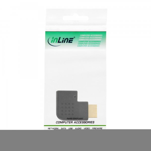 InLine Adattatore HDMI Tipo A Maschio/Femmina - angolato 90° sinistra - 4K2K