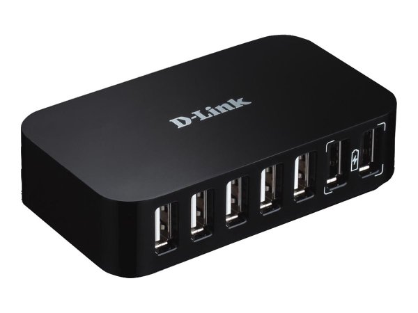 D-Link DUB-H7 - USB 2.0 Type-B - USB 2.0 - 480 Mbit/s - Nero - FCC - CE - C-Tick - VCCI - IC - RoHS