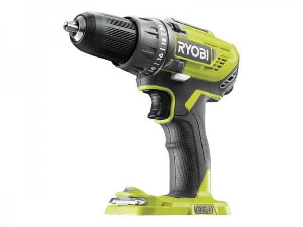 Ryobi R18DD3-0 - Cacciavite elettrico - Impugnatura a pistola - Nero - Verde - Surriscaldamento - 18
