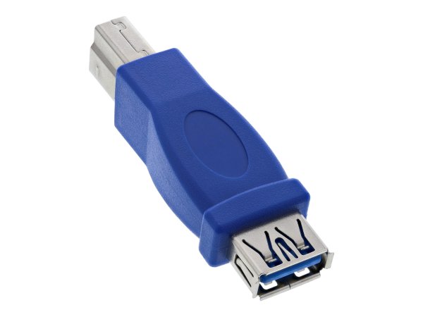 InLine Adattatore USB 3.0 A femmina / B maschio