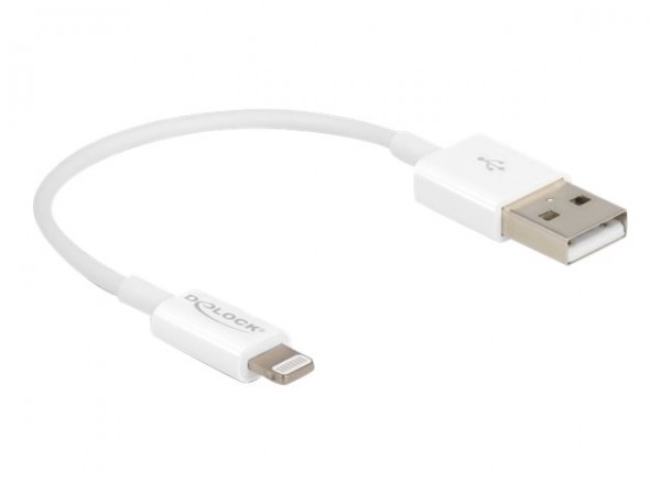 Delock USB Daten- und Ladekabel für iPhone iPad iPod weiß - Cavo - Digitale/dati