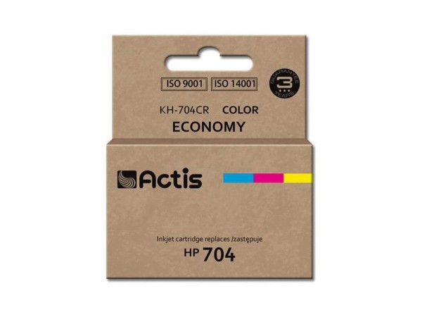 Actis KH-704CR color ink cartridge for HP printer 704 CN693AE - Kompatibel - Tintenpatrone
