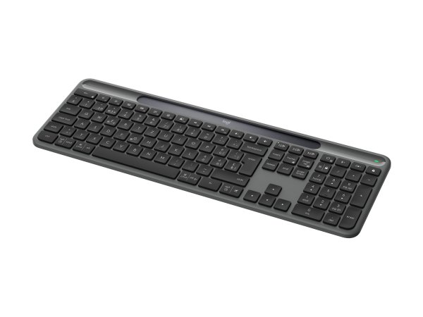 Logitech Slim Solar+ Keyboard Graphite CH - Tastiera - QWERTZ