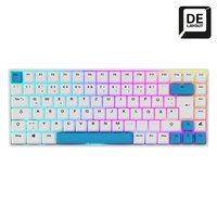 Sharkoon Skiller SGK50 S3 PBT White Gaming-Tastatur Gateron G Pro 3.0 Yellow - Tastiera - 85 tasti
