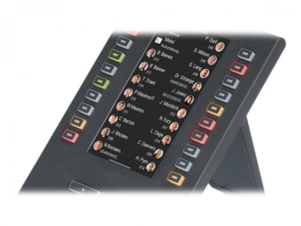 Auerswald COMfortel D-XT20i - Nero - 20 pulsanti - COMfortel D-400 - COMfortel D-XT-PS - 30 - 45° -