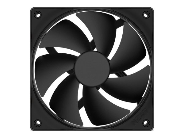 NZXT F Series F120P - Gehäuseluefter - 120 mm - mattschwarz RF-P12SF-B2 - Case fan - 30 dB