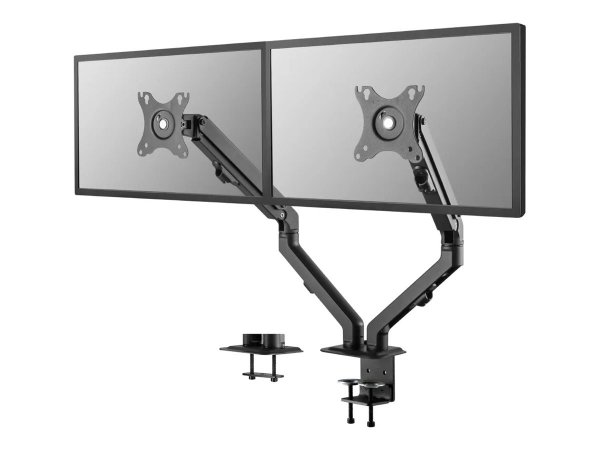Neomounts FPMA-D650DBLACK Braccio per monitor 17-27" - molla elicoidale - Morsetto/occhiello - 7 kg