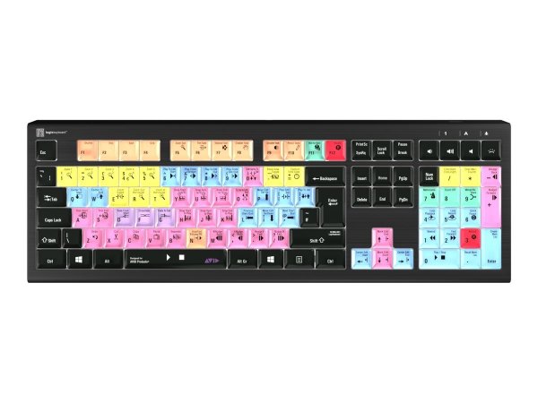 Logickeyboard ASTRA 2 - Full-size (100%) - Cablato - USB - Tasto con meccanismo a forbici - QWERTY -