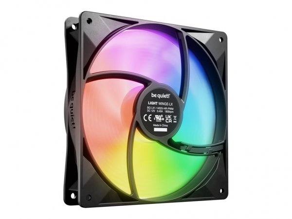 Be Quiet! Light Wings LX 140mm PWM high-speed Triple-Pack - Case fan - 30,5 dB