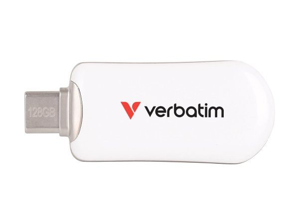 Verbatim USB 3.2 Stick Plectra weiß - USB-Stick - 128 GB