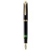 Pelikan M600 - Nero - Oro - Sistema di riempimento integrato - Diamond - Resina - Oro - Pennino per