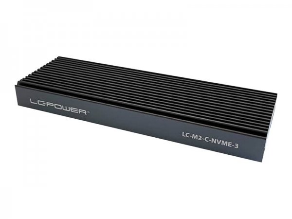 LC-Power LC-M2-C-NVME-3 - Box esterno SSD - M.2 - M.2 - 10 Gbit/s - Collegamento del dispositivo USB