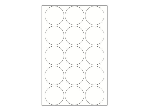 HERMA 2277 - Trasparente - Cerchio - Germania - 16 mm - 16 mm - 1,6 cm