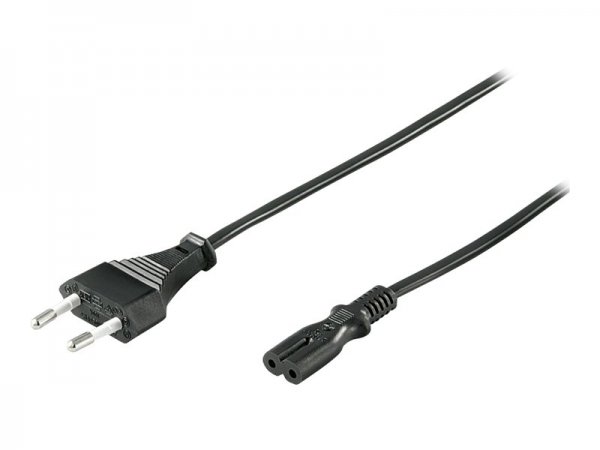 Goobay NK 104 S-180 - Stromkabel - Eurostecker m - Cavo - Alimentazione/alimentazione