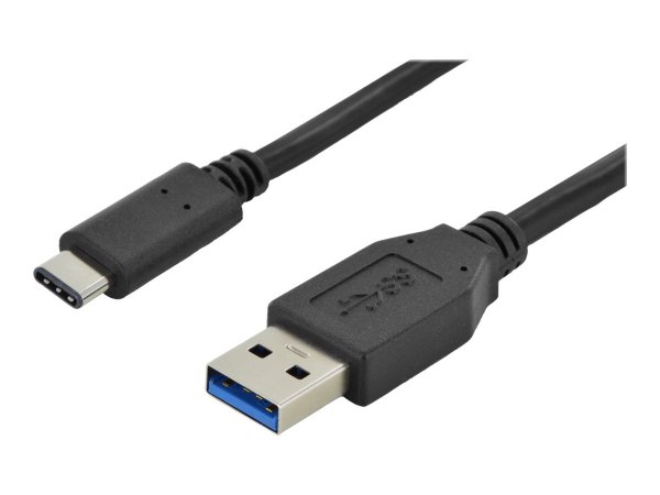 DIGITUS Cavo di collegamento USB-C - USB-A - USB-C - 1 m - USB C - USB A - USB 3.2 Gen 1 (3.1 Gen 1)
