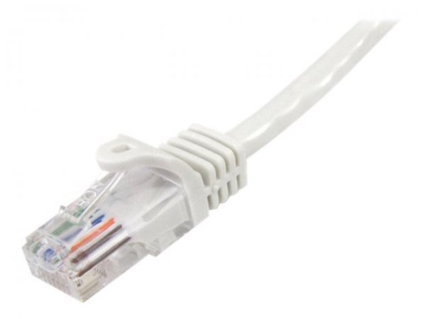 StarTech.com White Snagless Cat5e Patch Cable - Cavo - Rete
