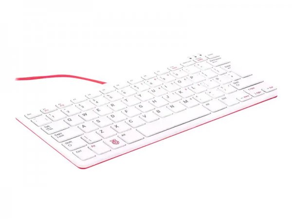 Raspberry Pi Pi - Tastatur - USB - Deutsch - weiß Rot - Tastiera - QWERTZ