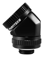Phanteks Glacier Rotary Hard-Tube Fitting 16mm 45 Grad G1/4 - sc PH-RA45_BK16