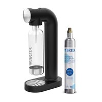 BRITA sodaONE - Nero - Argento - 129 mm - 240 mm - 450 mm - Polietilene tereftalato (PET)
