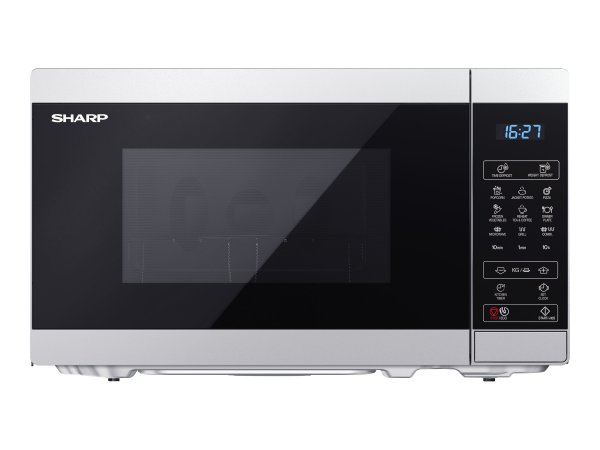 Sharp YC-MG02E-S - Superficie piana - Microonde combinato - 20 L - 800 W - Touch - Nero - Acciaio