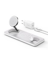 Anker Innovations MagGo Magnetic Wireless Charger 15W 3-in-1 Pad White