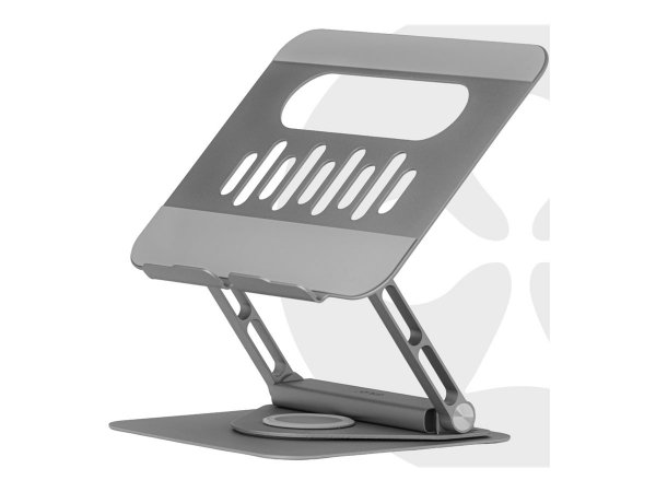 Club 3D Adjustable Aluminium Laptop Stand with Usb-C Hub 4K60Hz 100W 360