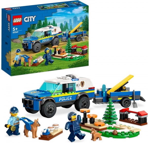 LEGO City 60369 Mobile Police Dog Training Set – New / Sealed