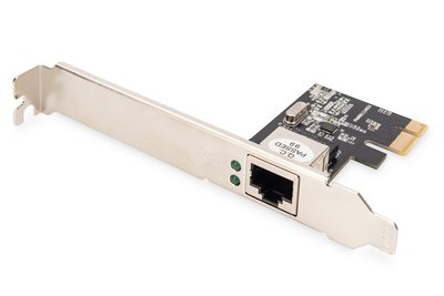 DIGITUS Scheda di rete express PCI ethernet Gigabit - Interno - Cablato - PCI Express - Ethernet - 1