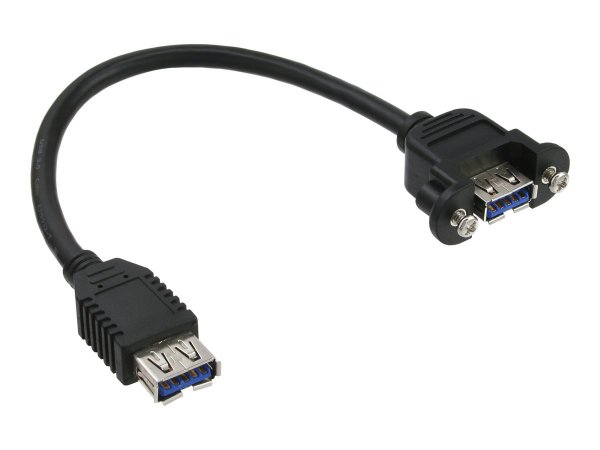InLine Cavo USB 3.0 pannello A femmina / A femmina - 0,20m