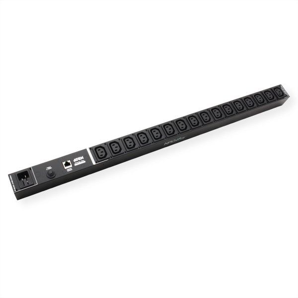 ATEN PE1216G-AX-G - Basic - Metallo - Nero - 16 presa(e) AC - Accoppiatore C13 - 100-240 V