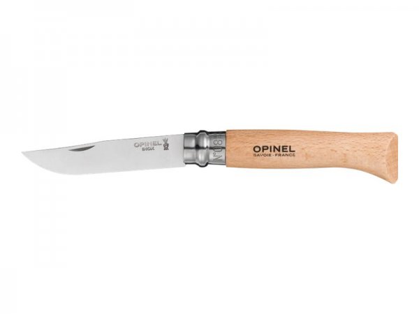 Opinel Taschenmesser No. 08 inkl. Etui mit Edelstahlklinge