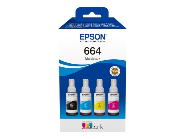 Epson 664 EcoTank 4-colour Multipack - Originale - Cartuccia di inchiostro