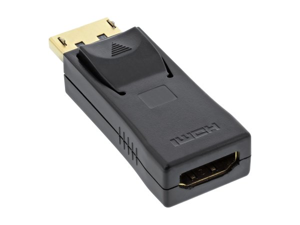 InLine Adattatore DisplayPort - da DP a HDMI - 4K2K - con audio - nero