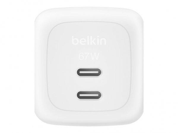 Belkin BoostCharge 67W Dual USB-C PD Wall Chrg - Cavo - Digitale/dati