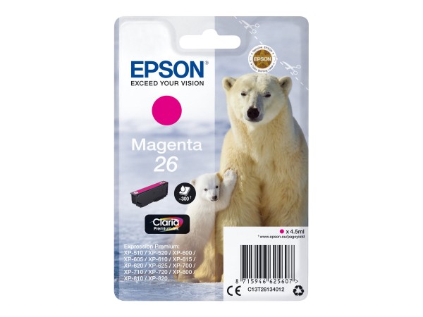 Epson Tintenpatrone 26 Magenta - Originale - Cartuccia di inchiostro