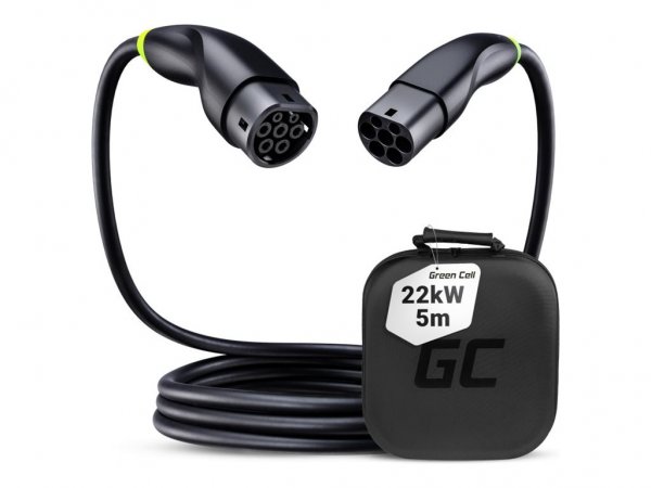 Green Cell EVKABGC01 - Nero - Type 2 - Type 2 - Nero - Dritto - Dritto