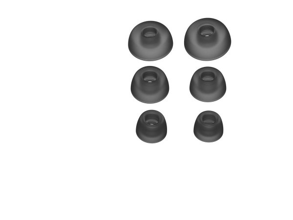 Jabra 100-62974000-00 - Inserti per auricolari - Silicone - Nero