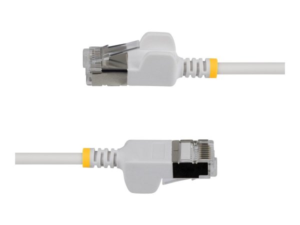 StarTech.com 15cm White Ultra Slim Cat6A 10 Pack - Rete - CAT 6a