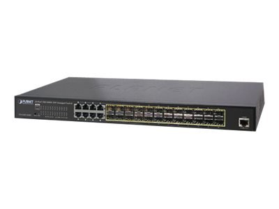 Planet GS-5220-16S8CR - Gestito - L2+ - Gigabit Ethernet (10/100/1000) - Supporto Power over Etherne