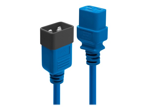Lindy 30120 - 1 m - Accoppiatore C19 - Accoppiatore C20 - 250 V - 16 A