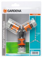Gardena 18287-20 - Accoppiatubo - 5/8 1/2" - Grigio - Arancione