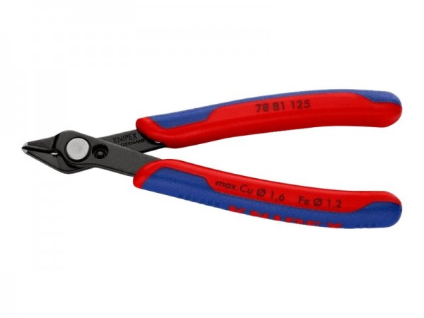 KNIPEX 78 81 125 - Pinze diagonali - Acciaio - Plastica - Blu - Rosso - 125 mm - 57 g