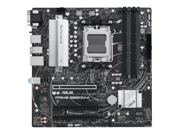 ASUS PRIME B650M-A - AMD - Socket AM5 - AMD Ryzen™ 7 - DDR5-SDRAM - 128 GB - DIMM